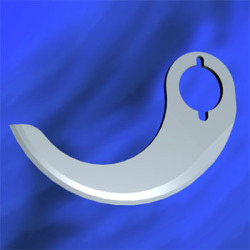 half-circular custom blade